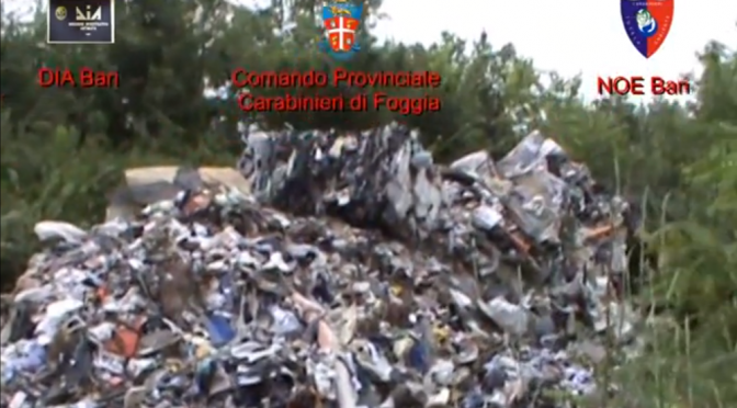 L’Italia dei veleni. Scoperti traffici illeciti di rifiuti Campania-Puglia